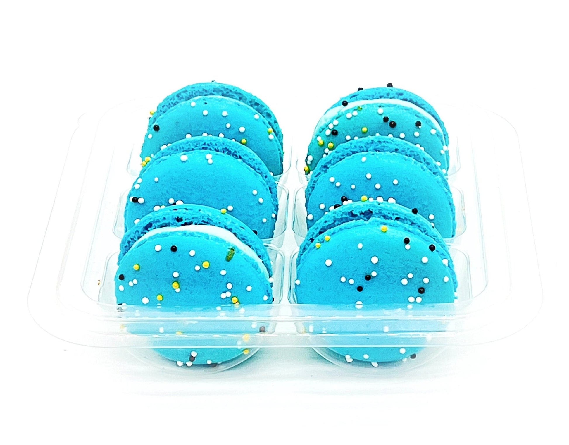 Blueberry Milk Jam French Macaron | Available in 6, 12 & 24 - Macaron Centrale6 Pack
