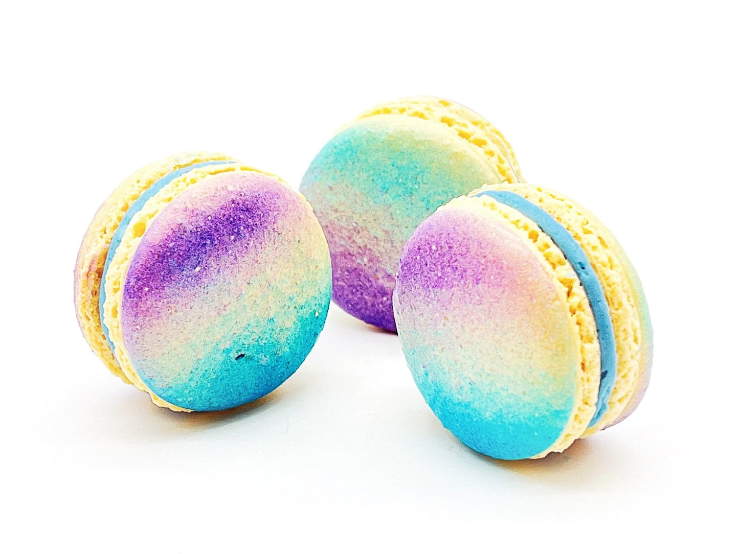 Blueberry'n Prune French Macarons | Available in 6, 12 and 24 Pack - Macaron Centrale6 Pack