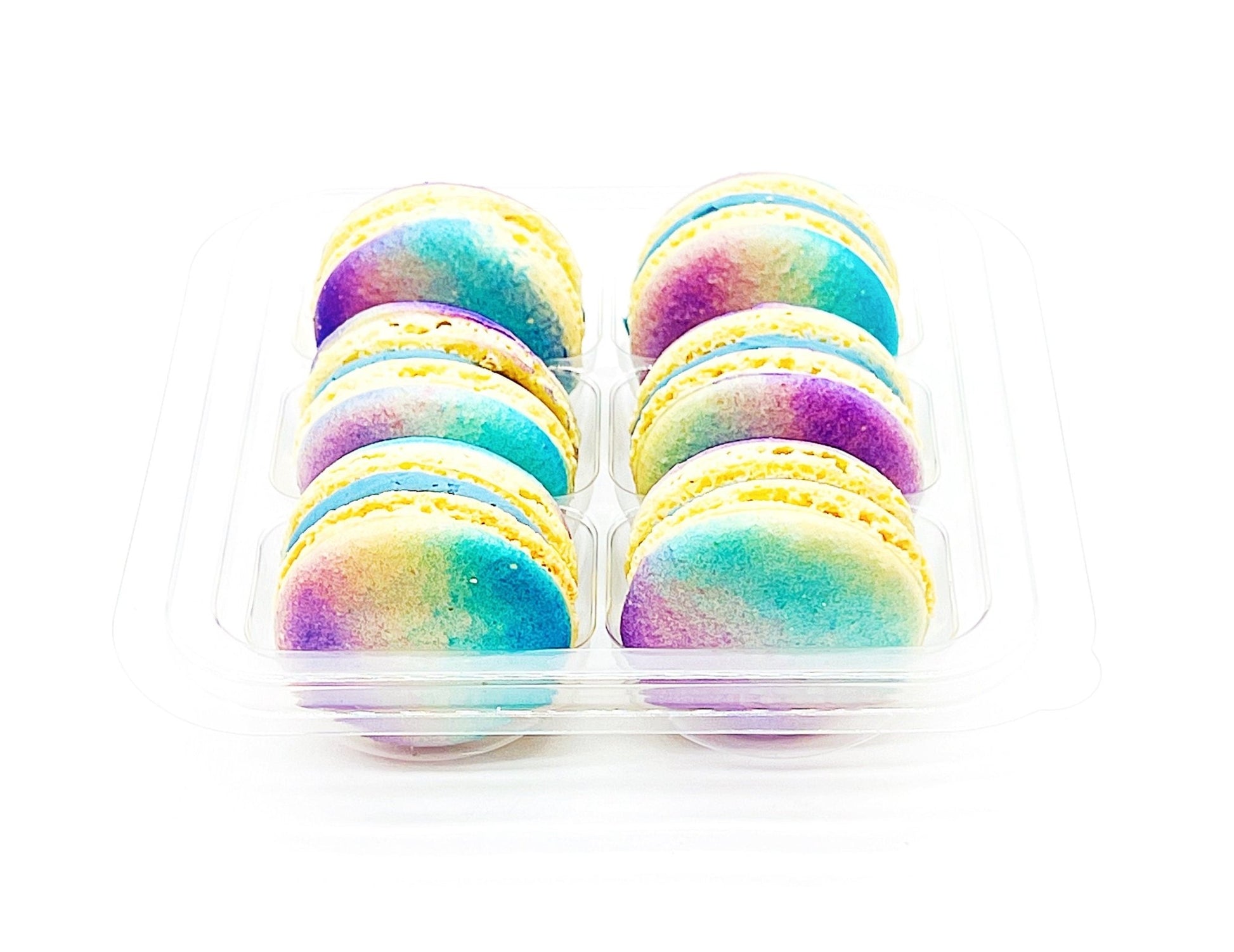 Blueberry'n Prune French Macarons | Available in 6, 12 and 24 Pack - Macaron Centrale6 Pack