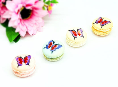 Butterfly French Macarons | Available in 6 , 12 & 24 Pack - Macaron CentraleVanilla6 Pack