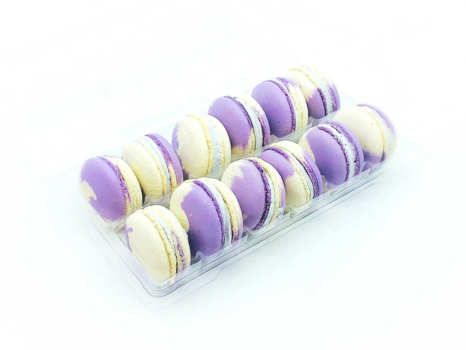 Butterfly Pea Vegan Macarons - Macaron Centrale4 Pack