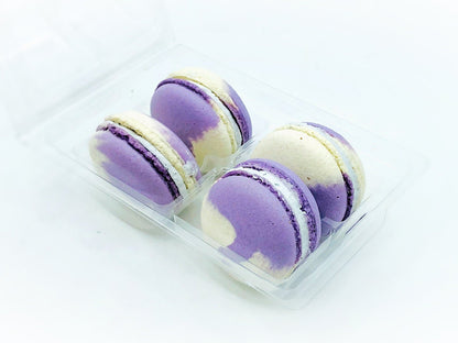 Butterfly Pea Vegan Macarons - Macaron Centrale4 Pack