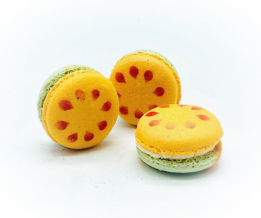 Cantaloupe Macarons | Ideal for celebratory events. - Macaron Centrale6 Pack