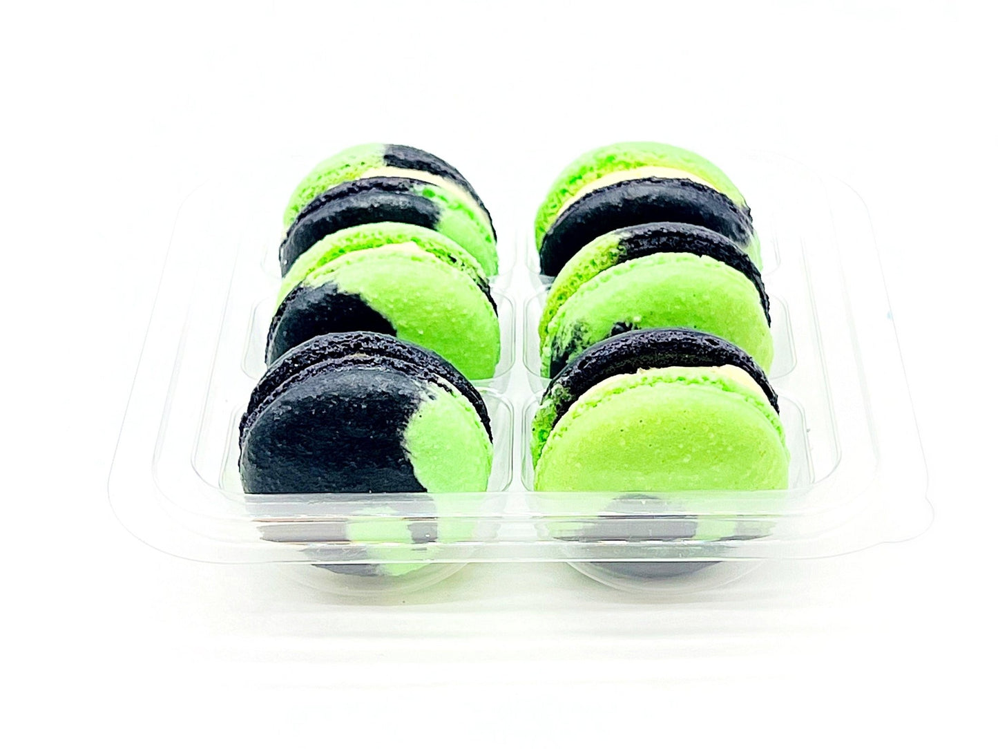 Caramel Honeydew Macarons (6 Pack) | Ideal for celebratory events. - Macaron Centrale