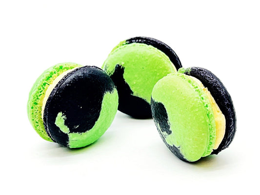 Caramel Honeydew Macarons (6 Pack) | Ideal for celebratory events. - Macaron Centrale