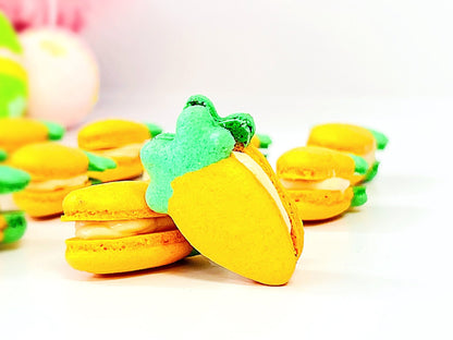 Carrot Shaped Macarons | Available in 12 & 24 pack - Macaron Centrale6 Pack