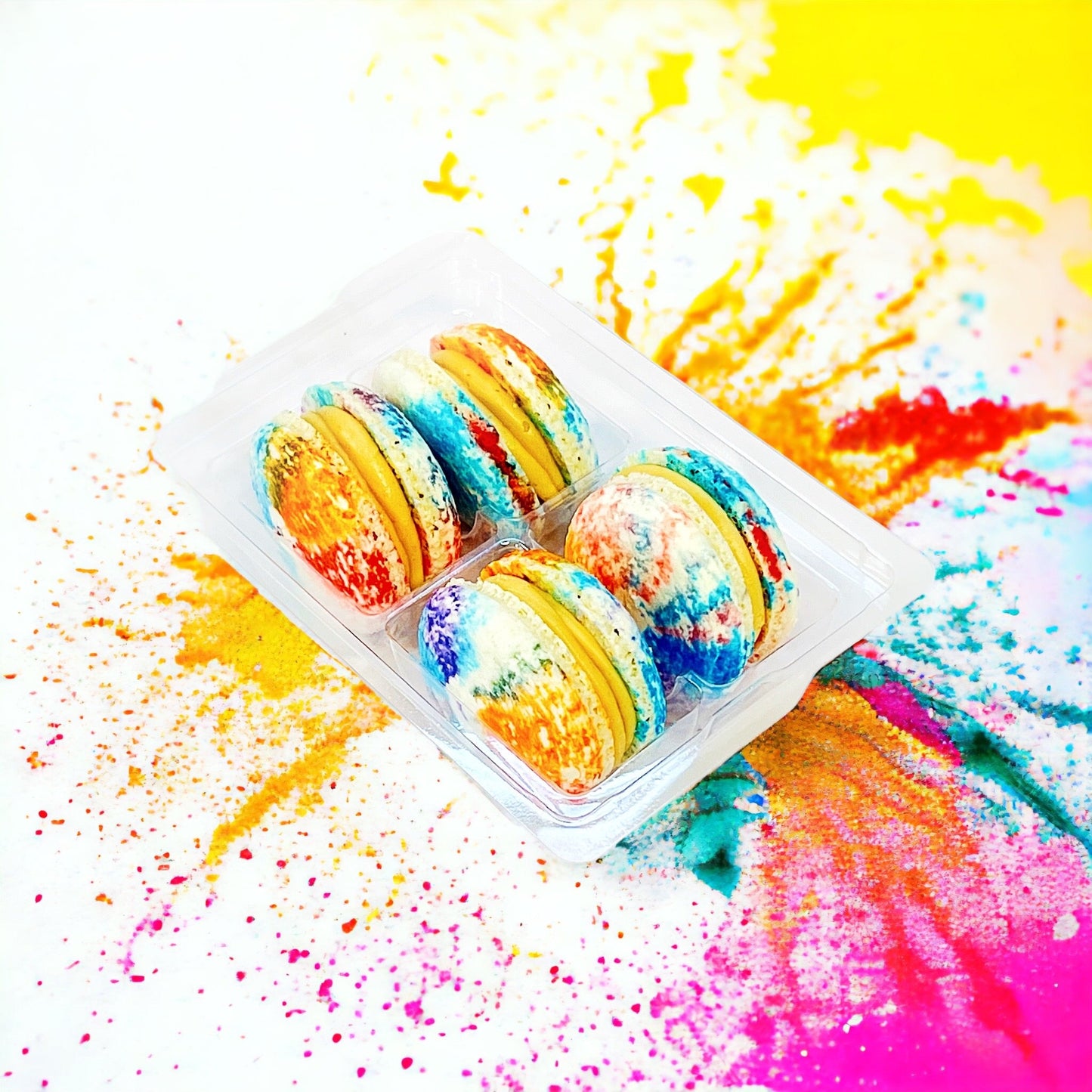 Cashew Nut and Raisin Vegan Macarons | Available in 4 & 12 - Macaron Centrale4 Pack