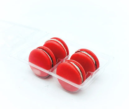 Cherry Pecan Vegan Macarons - Macaron Centrale4 Pack