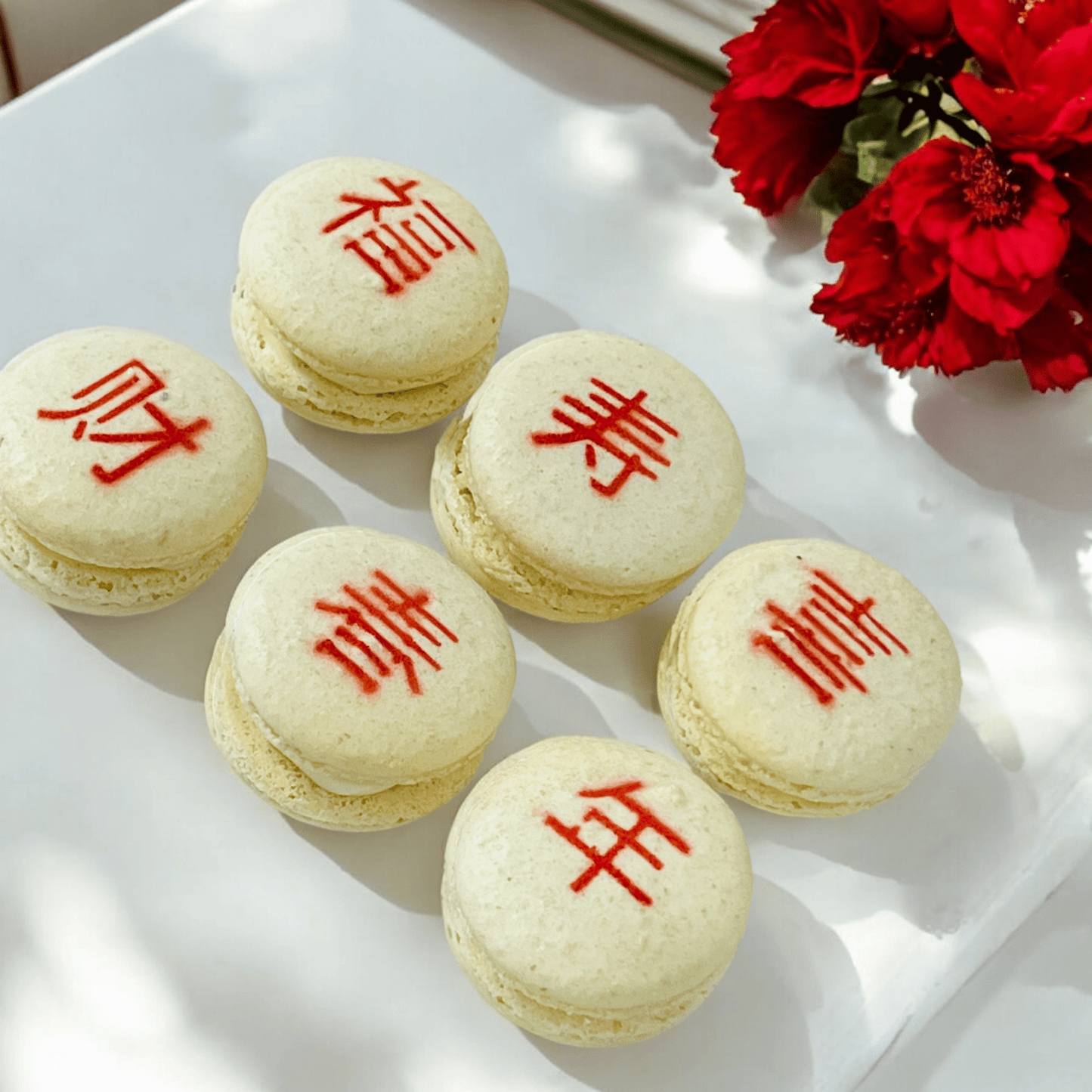 Chinese New Year Macaron Gift Set - 6 or 12 Pack (Customizable) - Macaron CentraleLunar New Year6 Pack