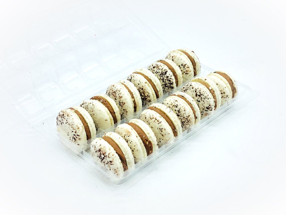 Chocolate Coconut Vegan Macarons - Macaron Centrale4 Pack