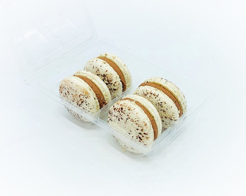 Chocolate Coconut Vegan Macarons - Macaron Centrale4 Pack