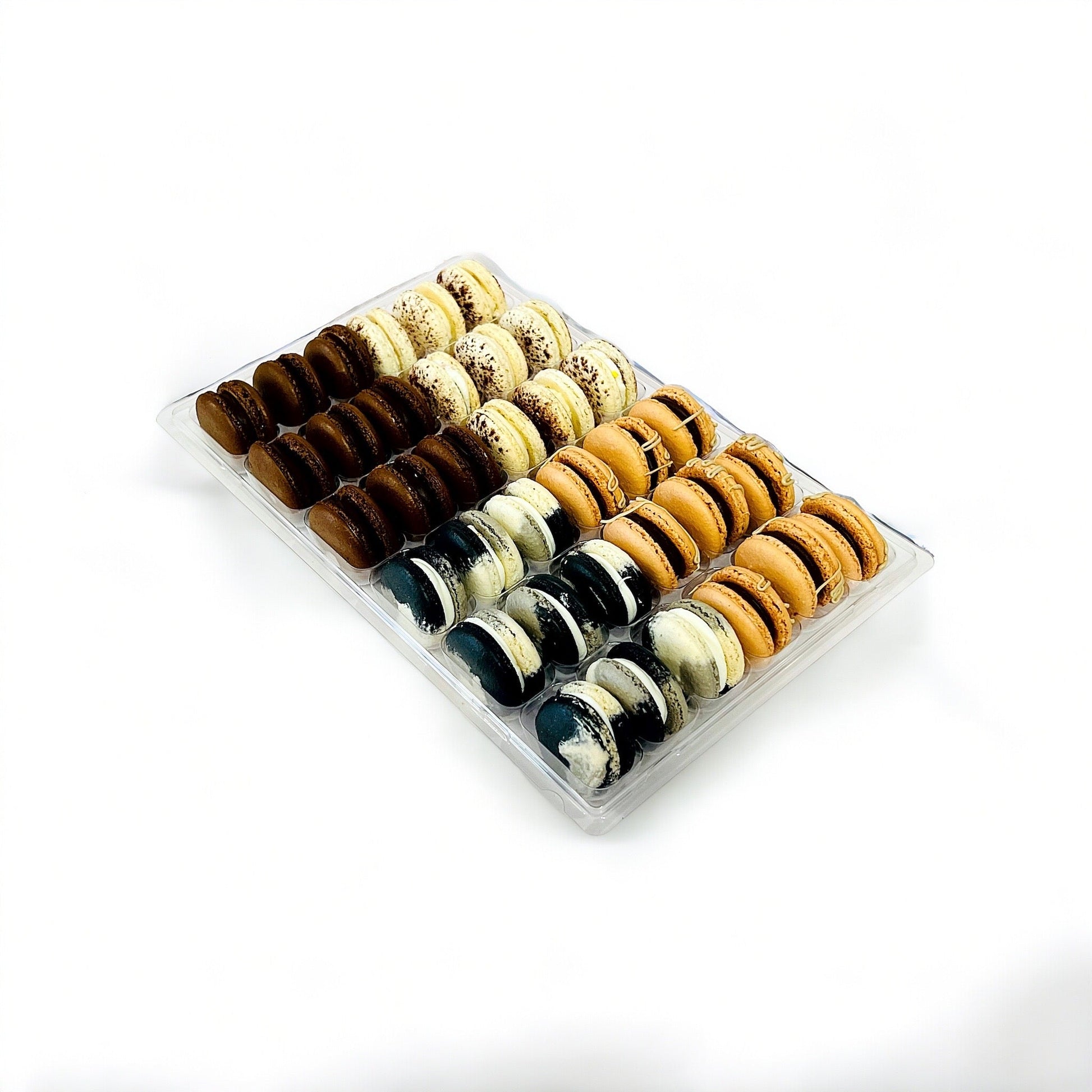 Chocolate Vibe: A Flavorful Quartet of French Macarons in One Set | 36 Pack (Copy) - Macaron Centrale