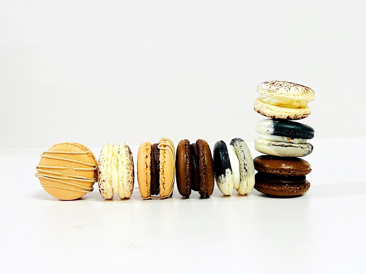 Chocolate Vibe: A Flavorful Quartet of French Macarons in One Set | 36 Pack (Copy) - Macaron Centrale