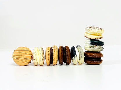 Chocolate Vibe: A Flavorful Quartet of French Macarons in One Set | 36 Pack (Copy) - Macaron Centrale