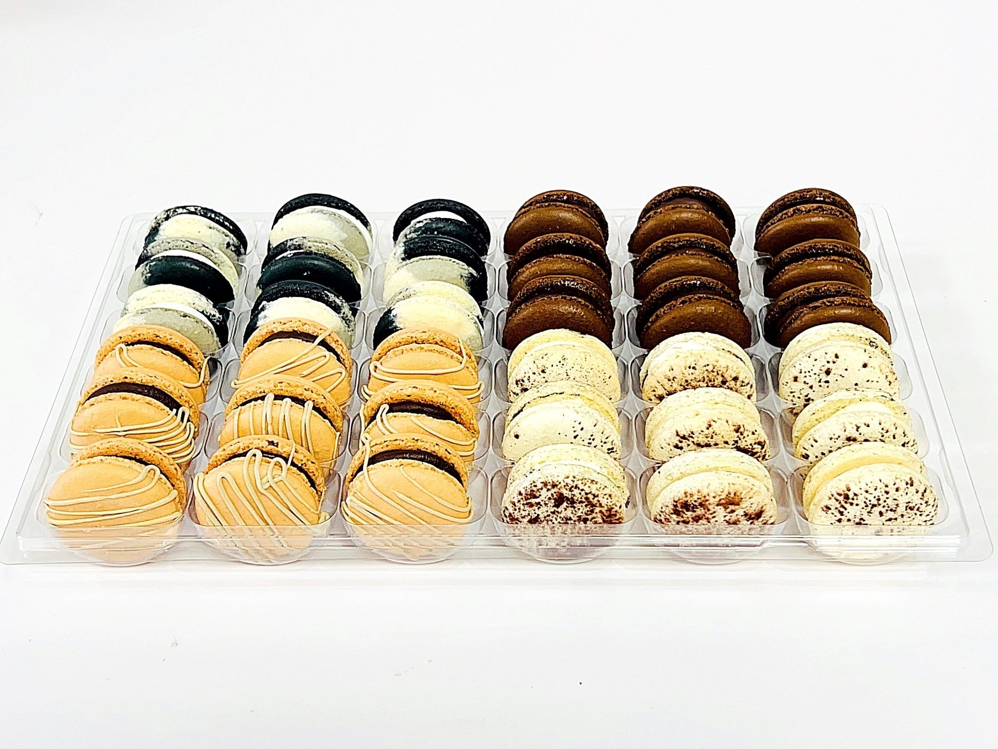 Chocolate Vibe: A Flavorful Quartet of French Macarons in One Set | 36 Pack (Copy) - Macaron Centrale