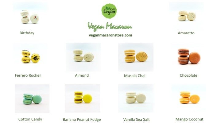 Choose Your Own Vegan Macaron Subscription Box - Macaron Centrale4 Pack