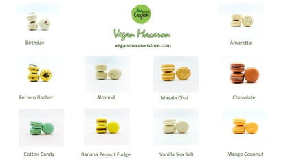 Choose Your Own Vegan Macaron Subscription Box - Macaron Centrale4 Pack