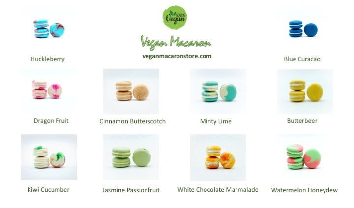 Choose Your Own Vegan Macaron Subscription Box - Macaron Centrale4 Pack