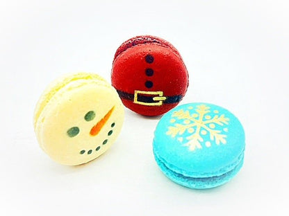 Christmas French Macaron Set | Available in 12 and 24 Pack. - Macaron Centrale12 Pack