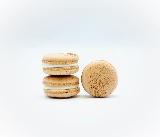 Cinnamon Butterscotch Vegan Macarons - Macaron Centrale4 Pack