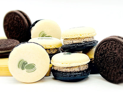 Classic Chocolate Oreo French Macarons| Available in 6, 12 & 24 Pack - Macaron Centrale6 pack