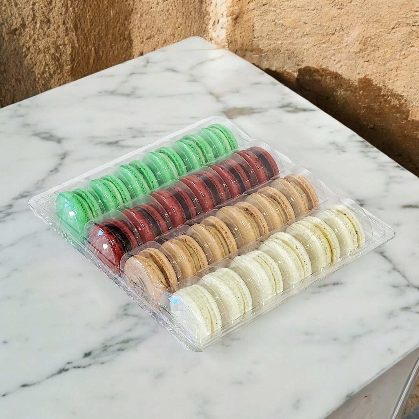 Classic Vegan Macaron Assortment - Macaron Centrale24 pack