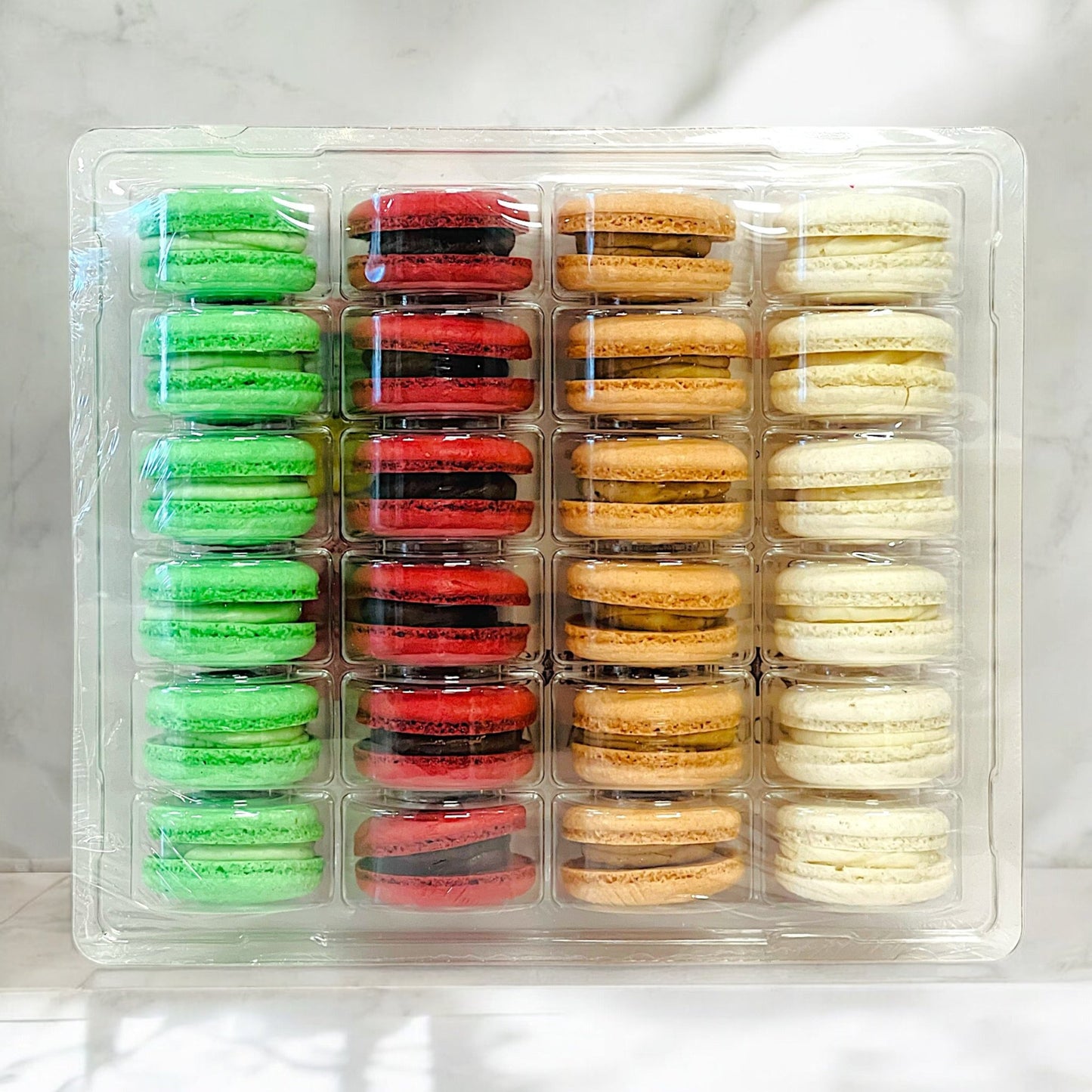 Classic Vegan Macaron Assortment - Macaron Centrale24 pack