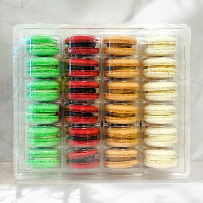 Classic Vegan Macaron Assortment - Macaron Centrale24 pack