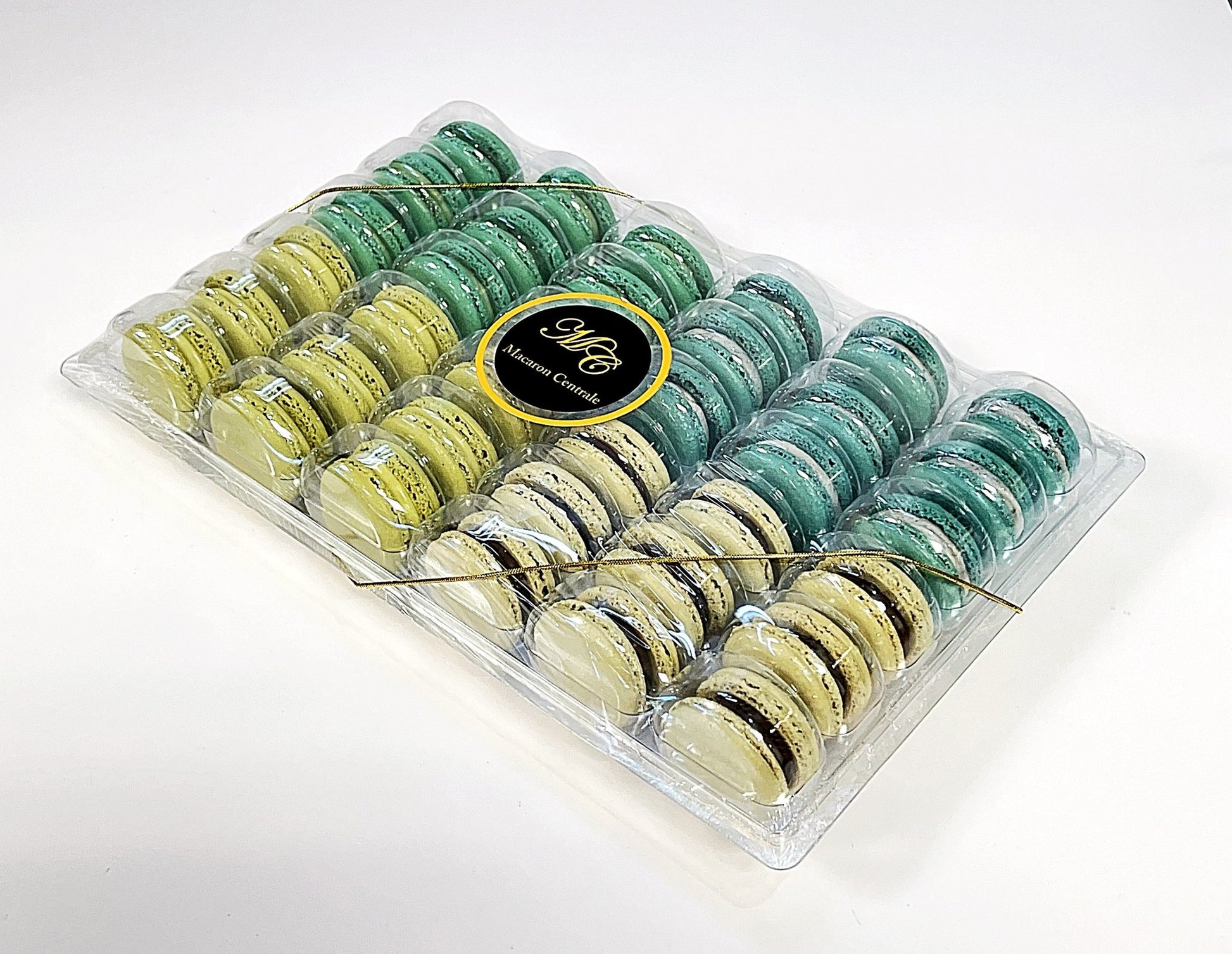 Coastal Vibe: A Flavorful Quartet of French Macarons in One Set | 36 Pack - Macaron Centrale