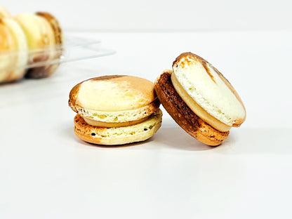 Coconut and Jaggery French Macaorns - Macaron Centrale6 Pack