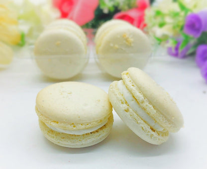 Coconut French Macarons | Perfect for your next celebratory events. - Macaron Centrale