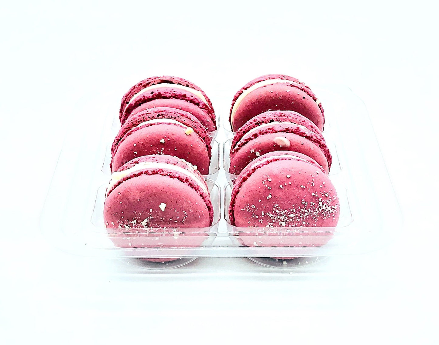 Cranberry Sauce French Macarons | Perfect for your next celebratory events. - Macaron Centrale12 pack