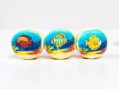 Customizable Discus Fish Lover Macarons - Macaron Centrale6 Pack