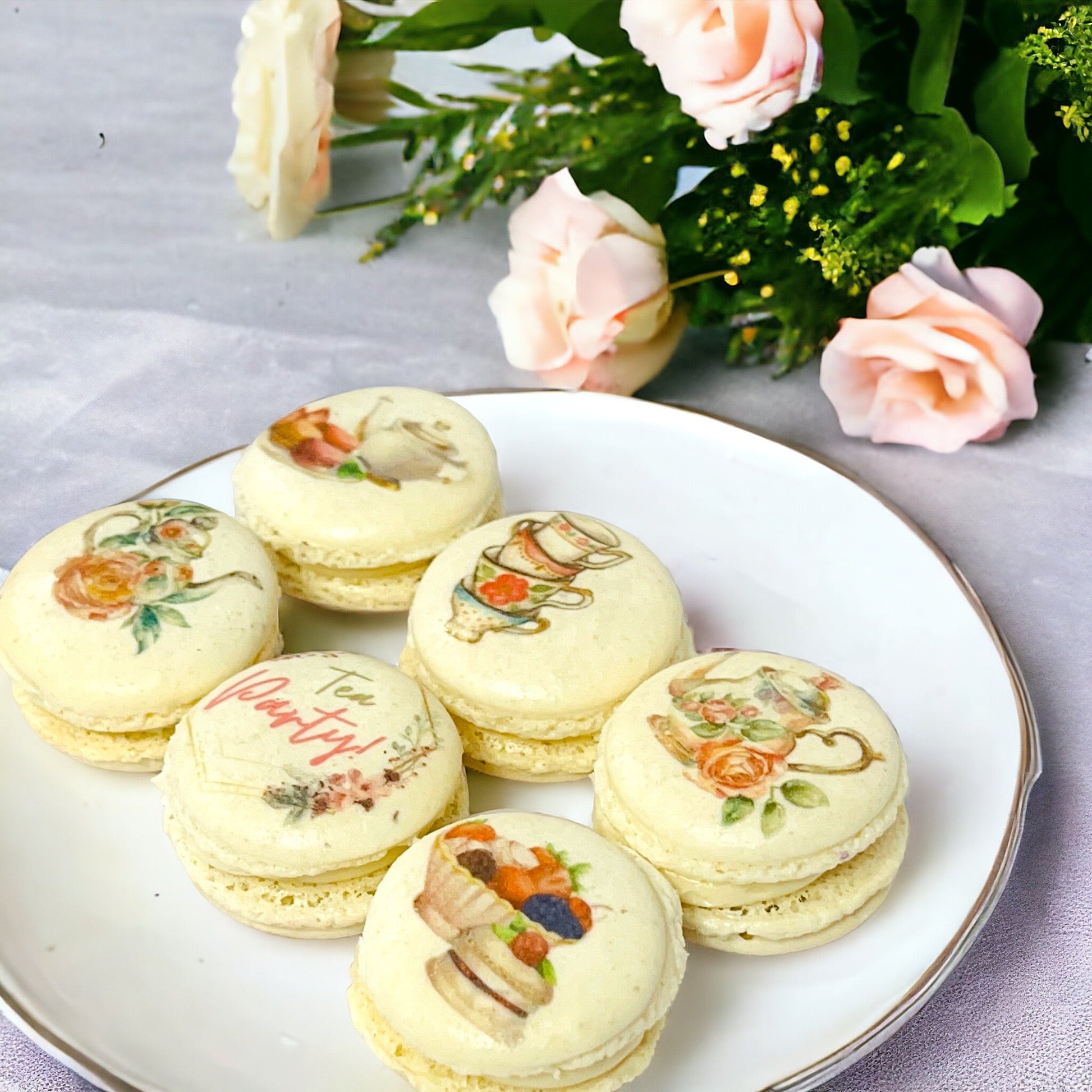 Customizable French Macarons for Your High Tea Soirée | Available in 6, 12 & 24 Pack - Macaron Centrale6 Pack