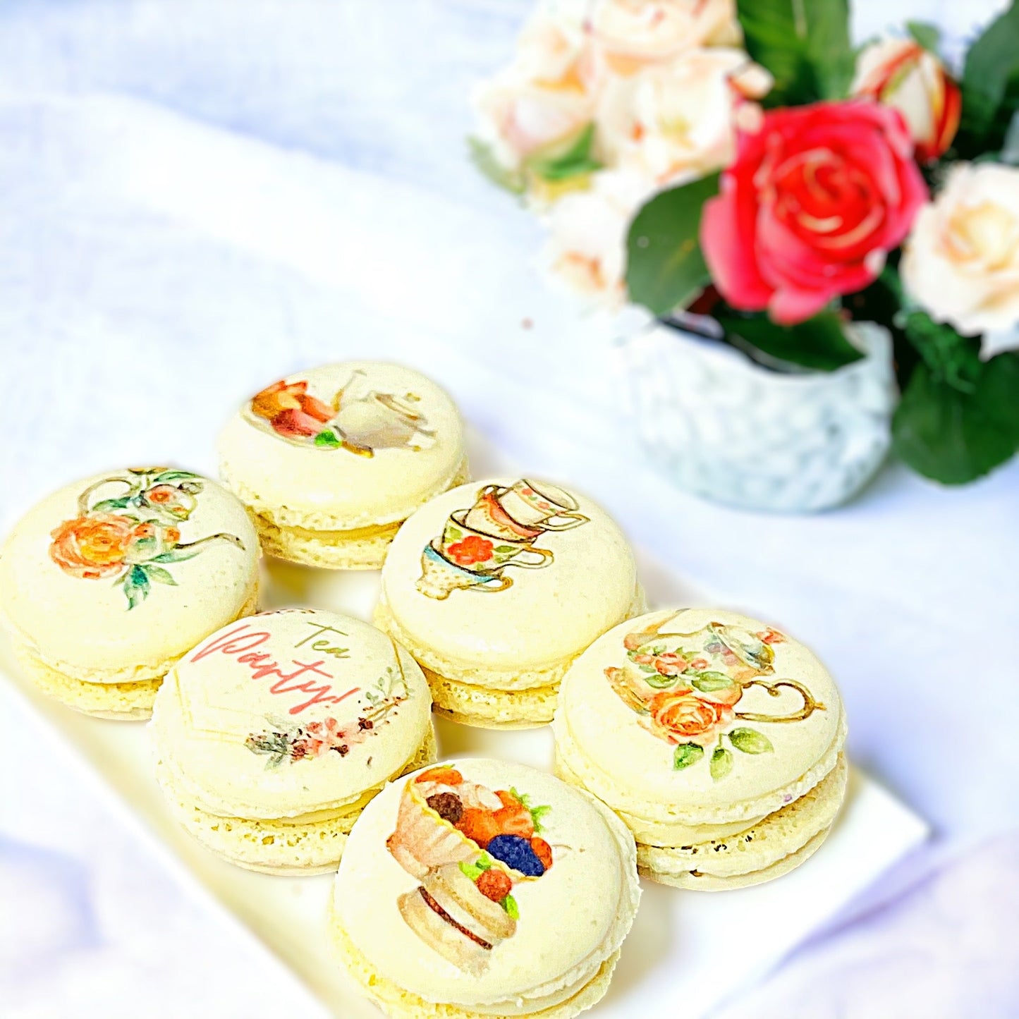 Customizable French Macarons for Your High Tea Soirée | Available in 6, 12 & 24 Pack - Macaron Centrale6 Pack