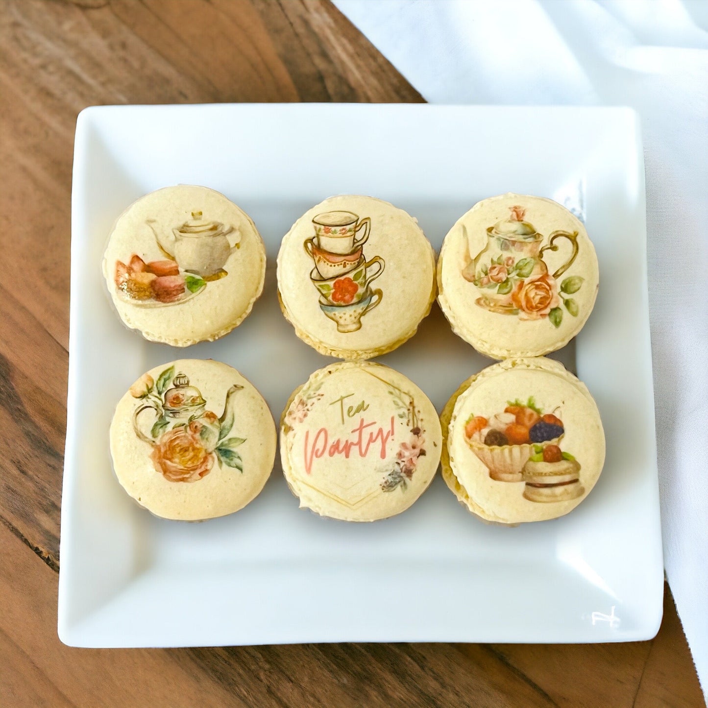 Customizable French Macarons for Your High Tea Soirée | Available in 6, 12 & 24 Pack - Macaron Centrale6 Pack