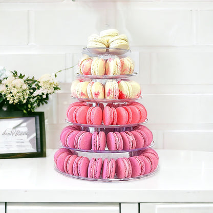 Customizable Macaron Towers - Ideal for Weddings, Birthdays, Baby Showers and more - Macaron Centrale3 Tiers