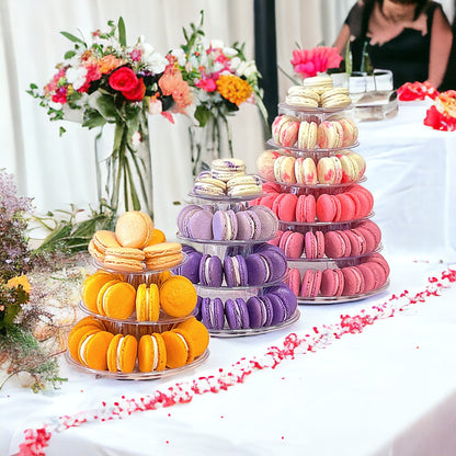 Customizable Macaron Towers - Ideal for Weddings, Birthdays, Baby Showers and more - Macaron Centrale3 Tiers