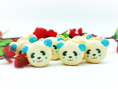 Customizable Panda Macarons | Handmade & Free Shipping - Macaron Centrale4 Pack