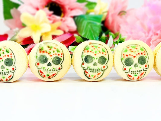 Day of the Death French Macaron V.1 - Macaron Centrale6 Pack
