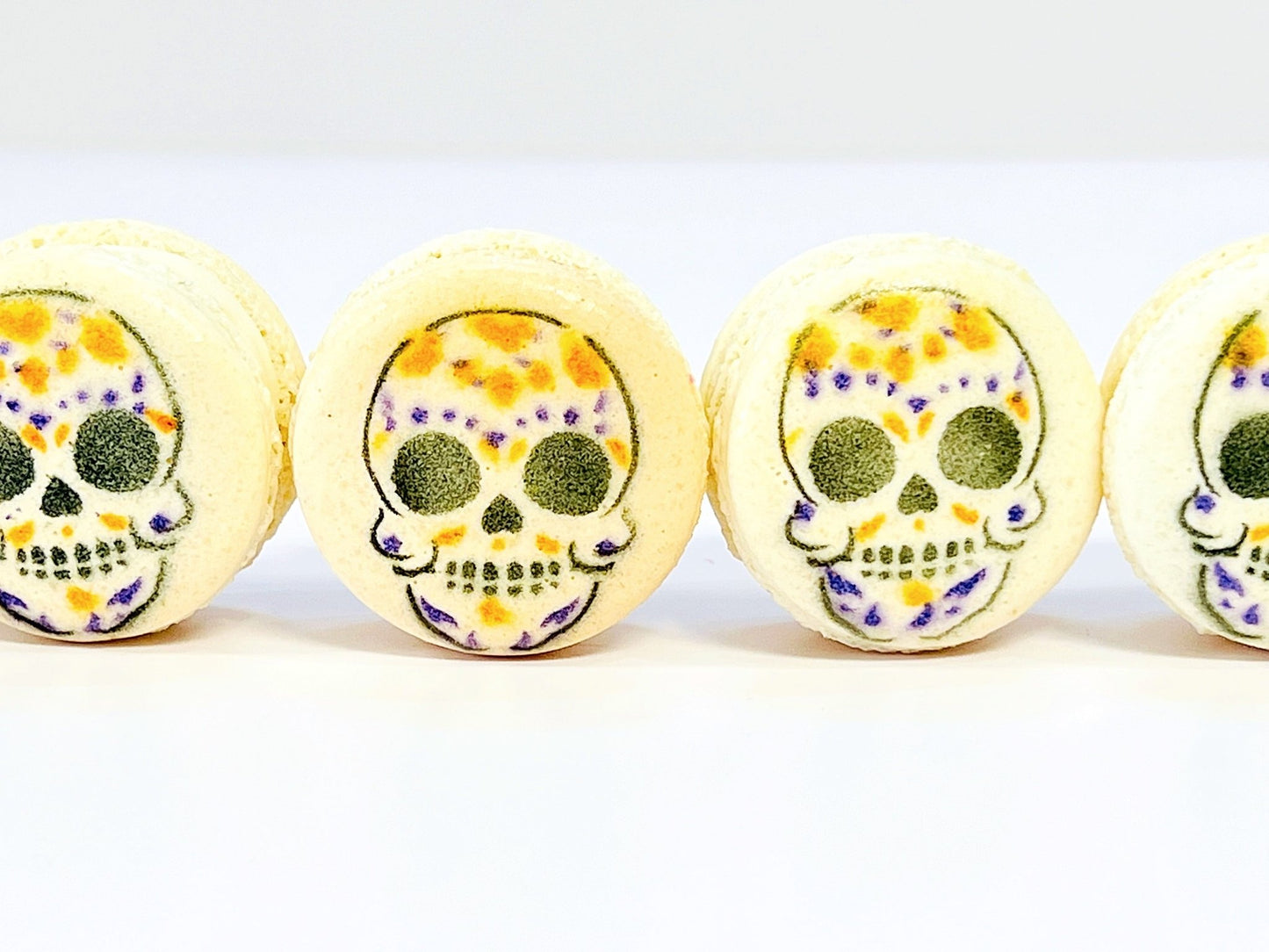 Day of the Death French Macaron V.3 - Macaron Centrale6 Pack