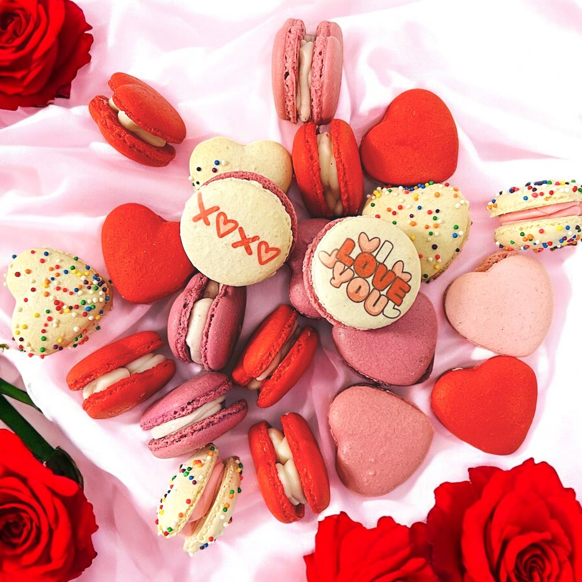 Design Your Own Love Story Macaron Set - Macaron CentraleValentine's4 Pack