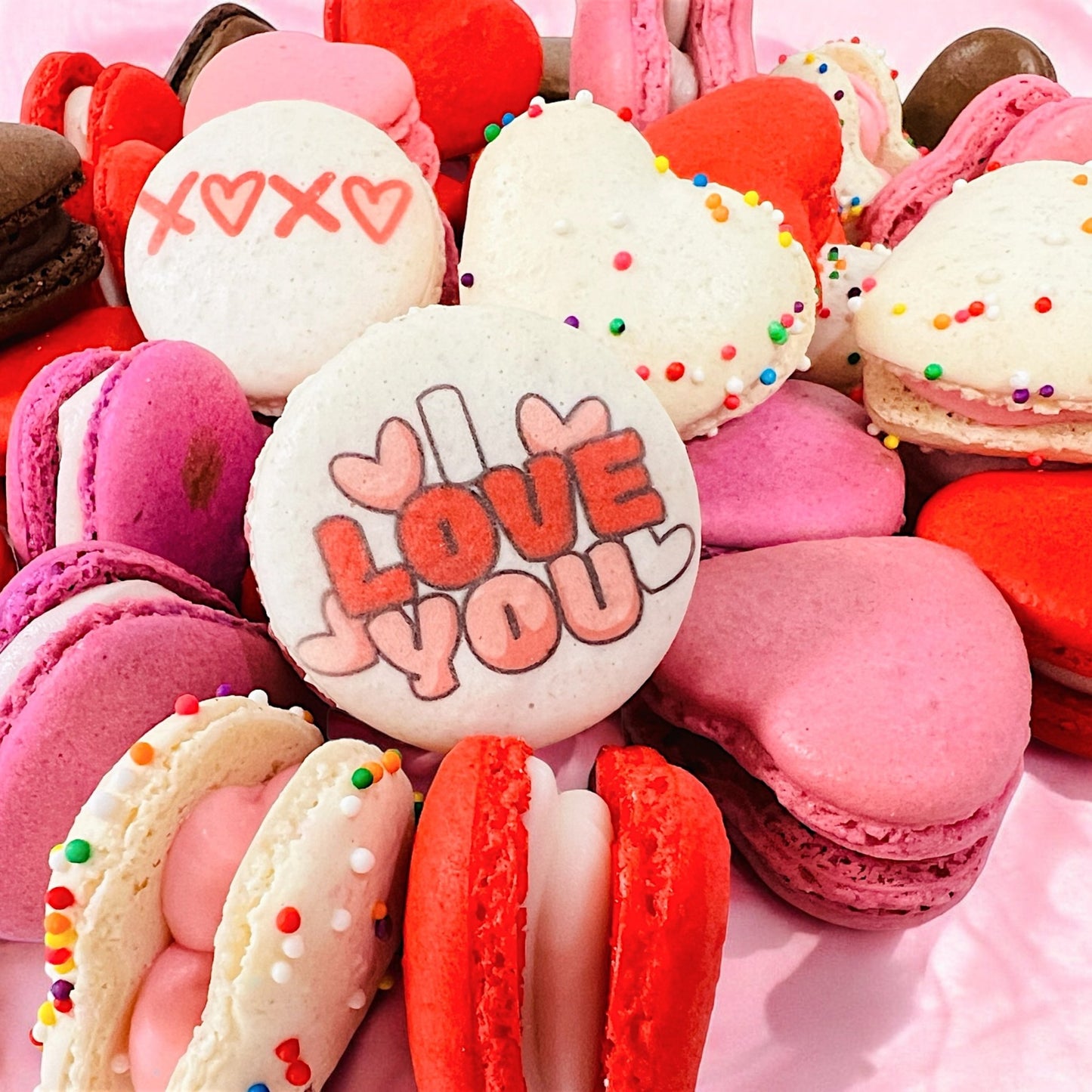 Design Your Own Love Story Macaron Set - Macaron CentraleValentine's4 Pack