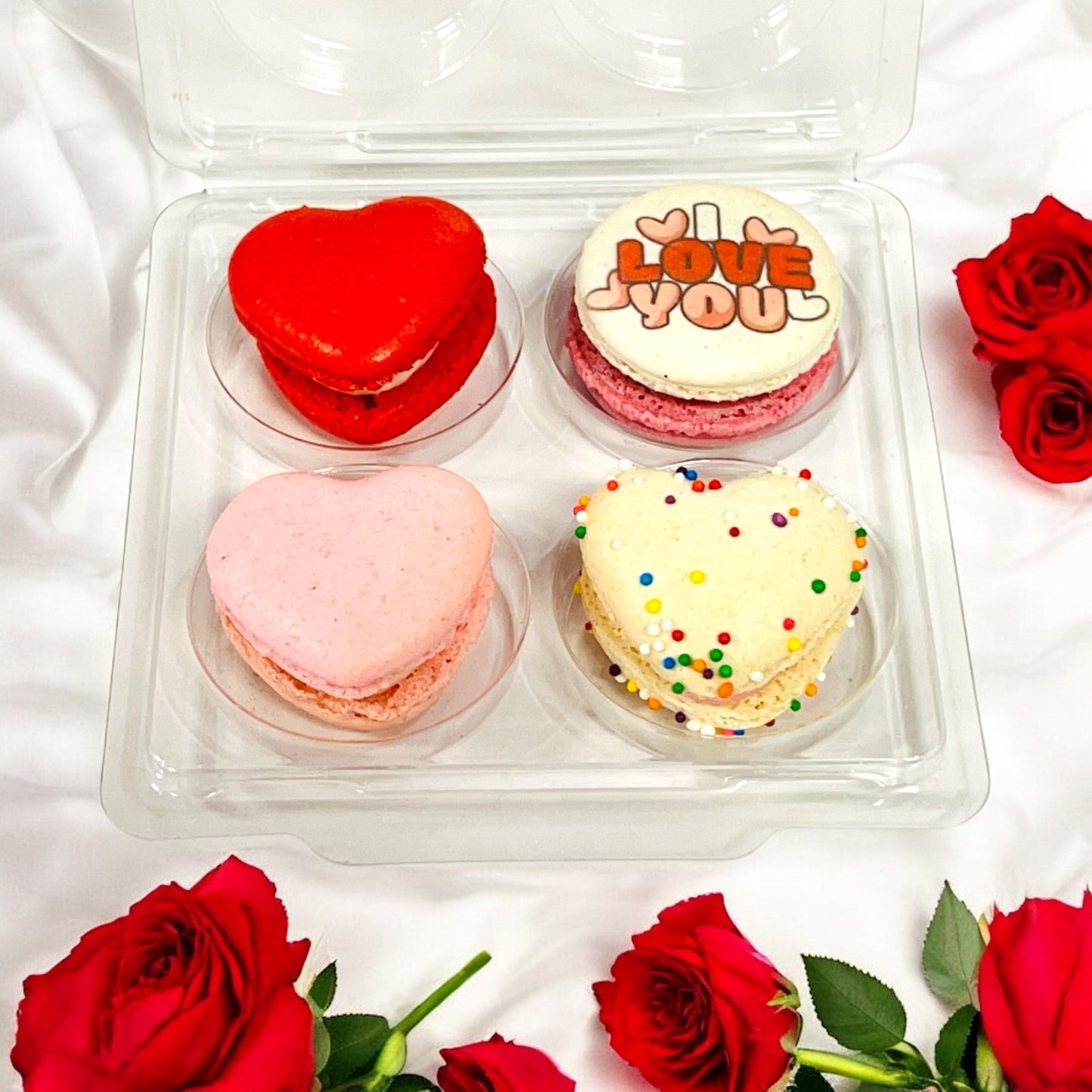 Design Your Own Love Story Macaron Set - Macaron CentraleValentine's4 Pack