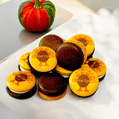 Eat Up Turkey Macarons – Custom Color & Flavor Options! - Macaron Centrale6 Pack