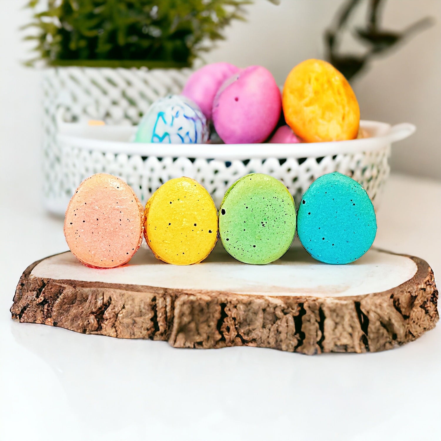 Eggstraordinary Delights: Pastel French Macaron Collection | Available in 4, 12, 24 and 48 Pack. - Macaron Centrale4 Pack