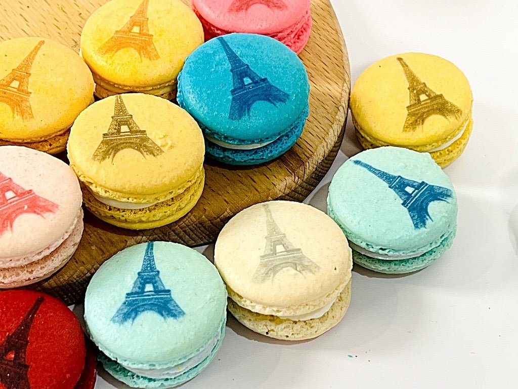 Eiffel Tower Macarons – Customize Your Colors and Flavors! - Macaron Centrale6 Pack