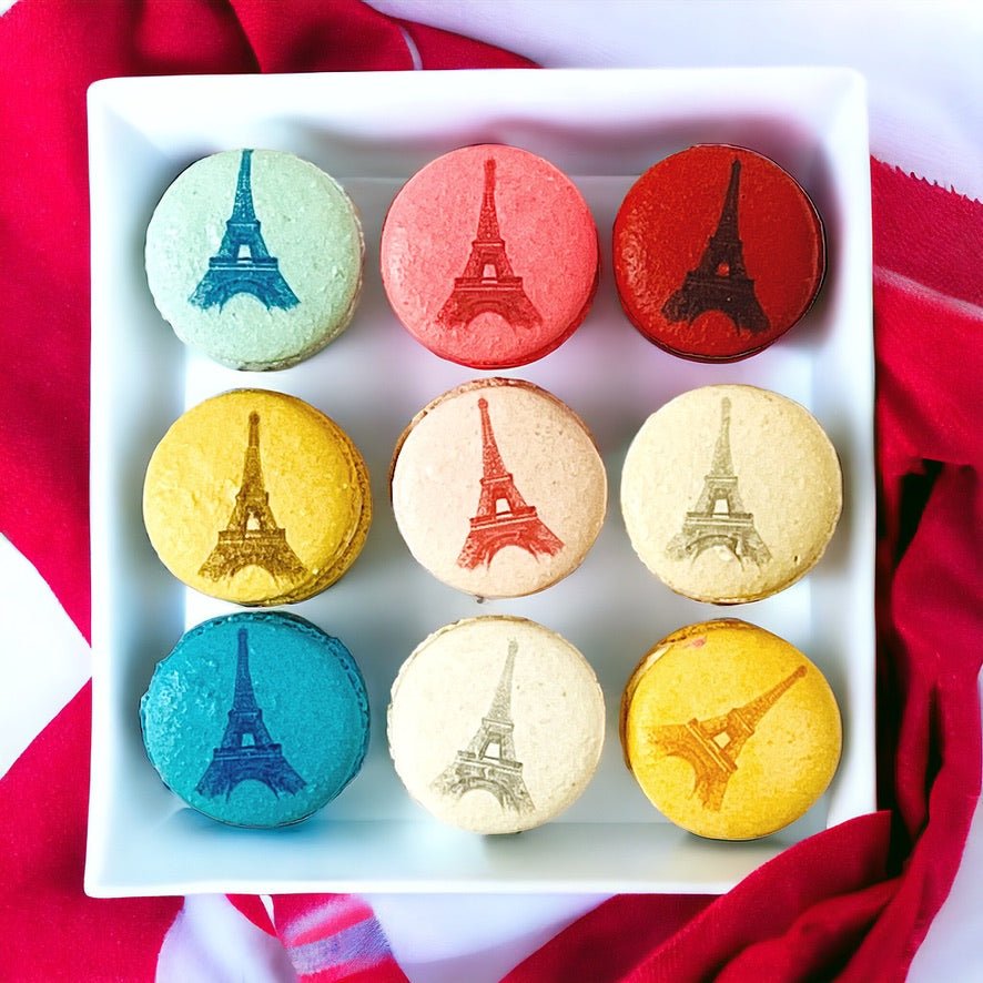 Eiffel Tower Macarons – Customize Your Colors and Flavors! - Macaron Centrale6 Pack