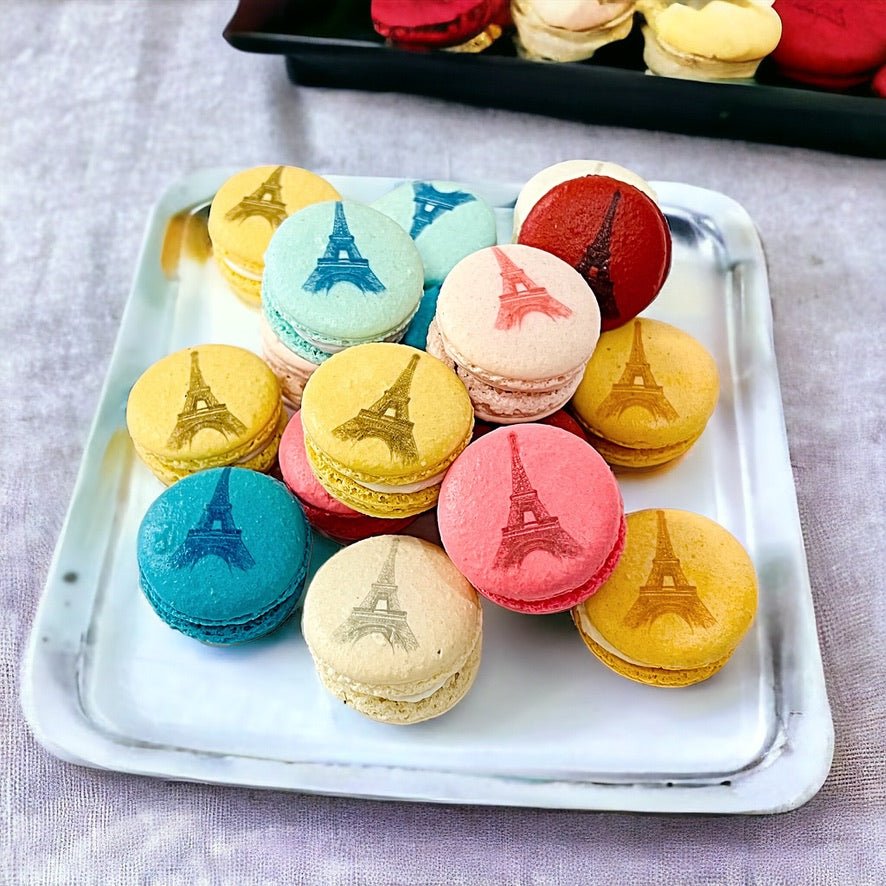 Eiffel Tower Macarons – Customize Your Colors and Flavors! - Macaron Centrale6 Pack