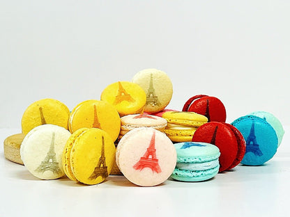 Eiffel Tower Macarons – Customize Your Colors and Flavors! - Macaron Centrale6 Pack